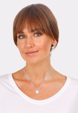 ELLI Kette 'Multipendants' in Silber: Vorderseite