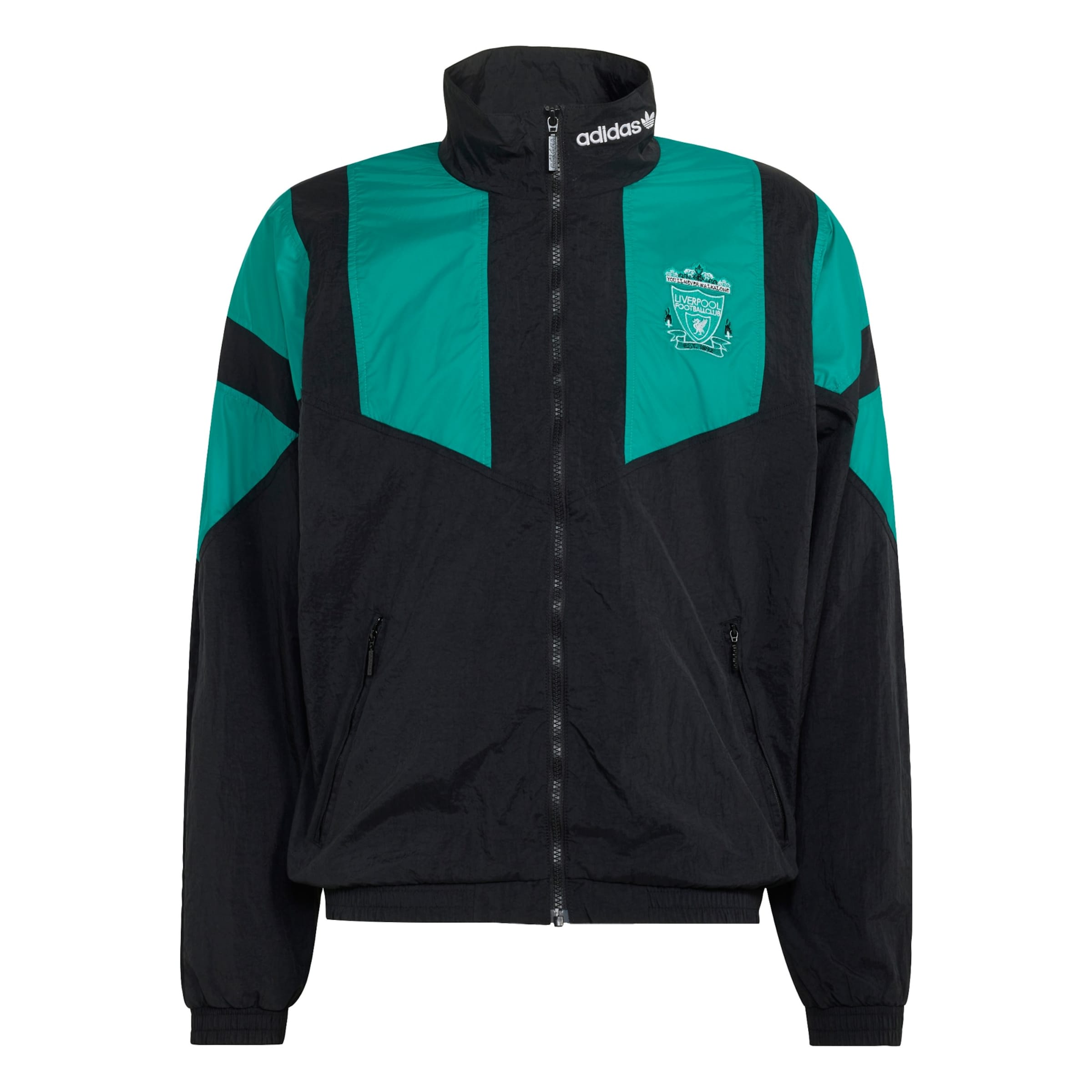 Giacca sportiva 'FC Liverpool EQT' di ADIDAS PERFORMANCE in nero: frontale