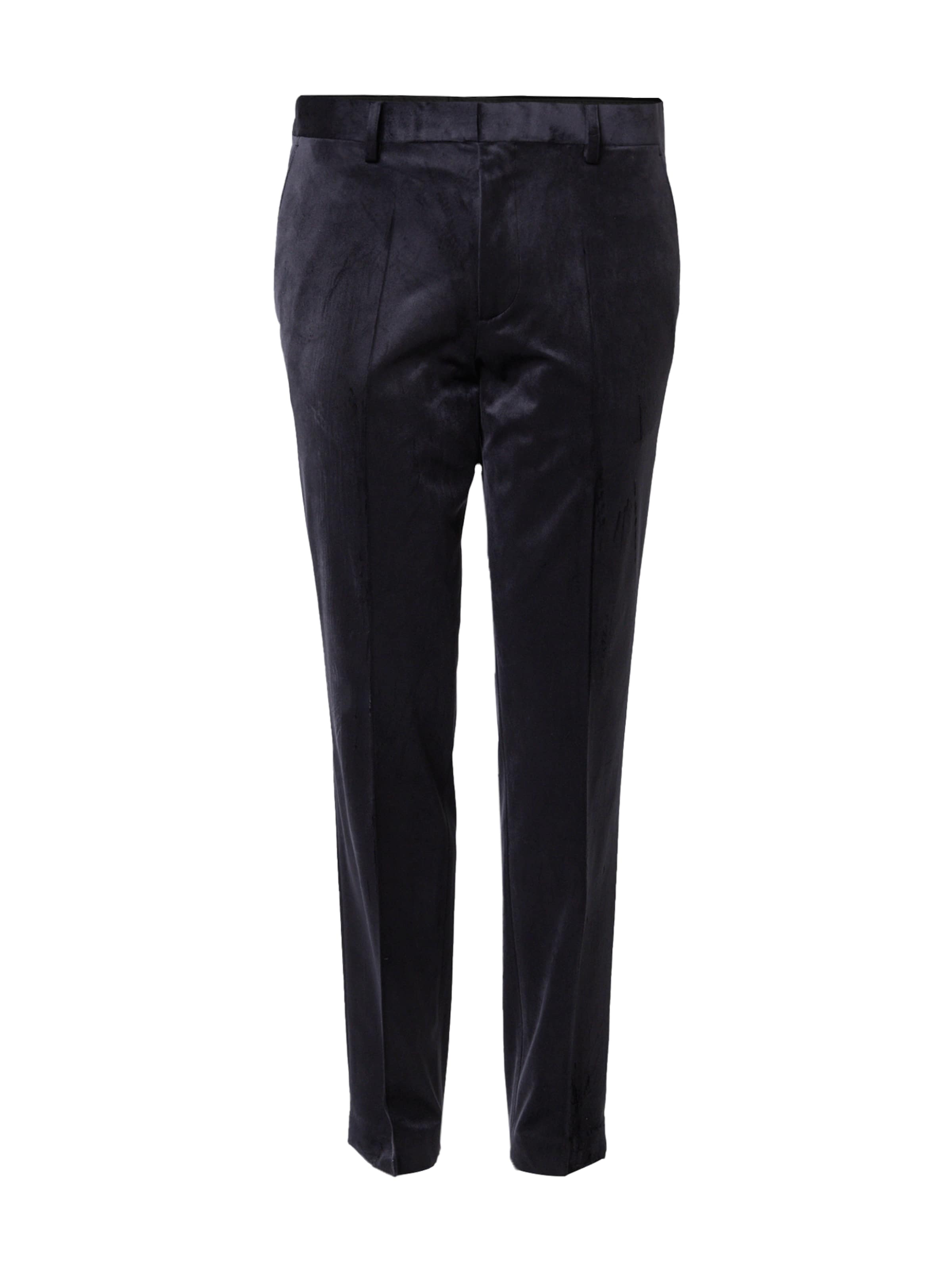 Jack & Jones Premium Nohavice s pukmi - Čierna: predná strana