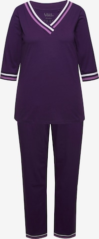 Ulla Popken Pajama in Purple: front