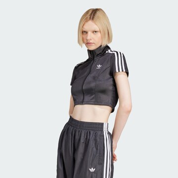 ADIDAS ORIGINALS - Sudadera con cremallera 'Adicolor' en negro: frente