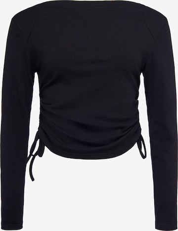 usha BLACK LABEL - Camiseta en negro: frente