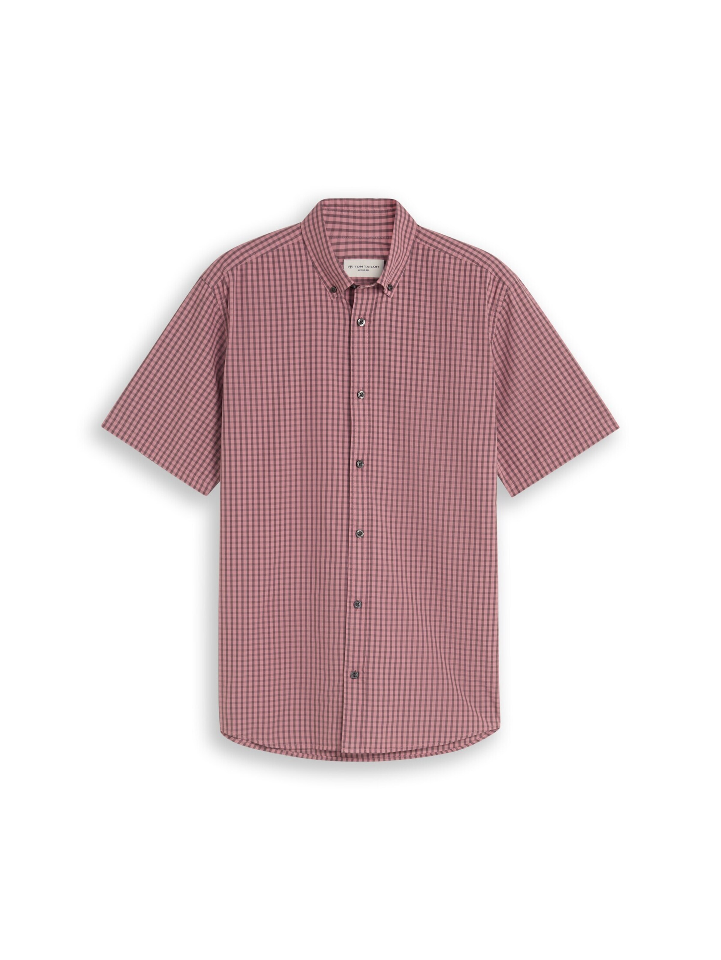 TOM TAILOR Regular fit Button Up Shirt in Pink: front