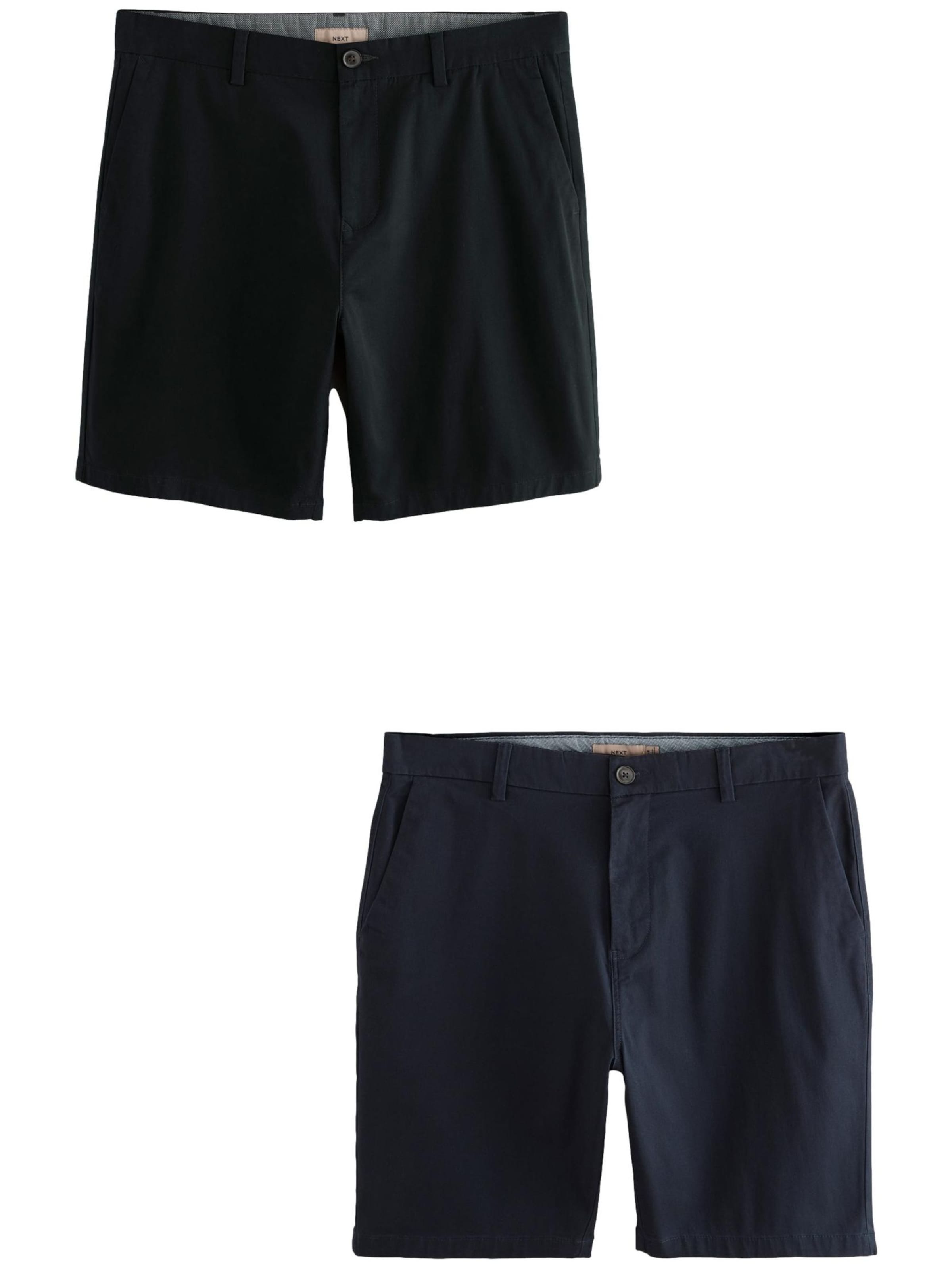 Next Pantalon chino en bleu marine / noir, Vue avec produit