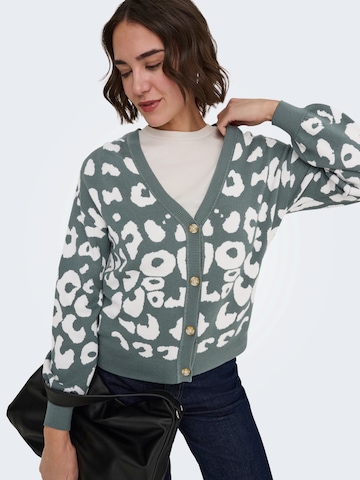ONLY Knit Cardigan 'ONLLEONA' in Green