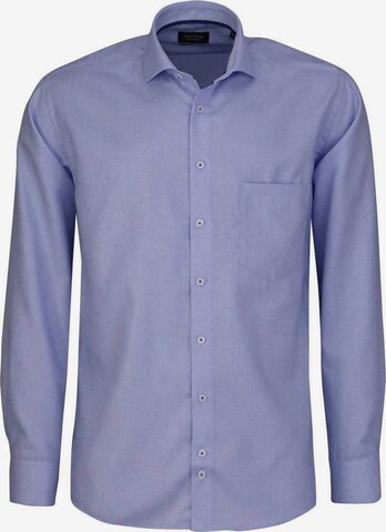 Hatico Regular fit Button Up Shirt in Blue: front