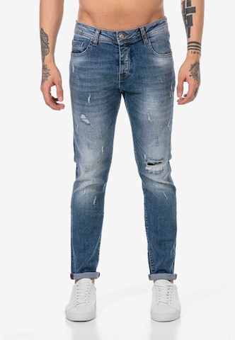 Redbridge Slimfit Jeans 'Gateshead' in Blauw: voorkant