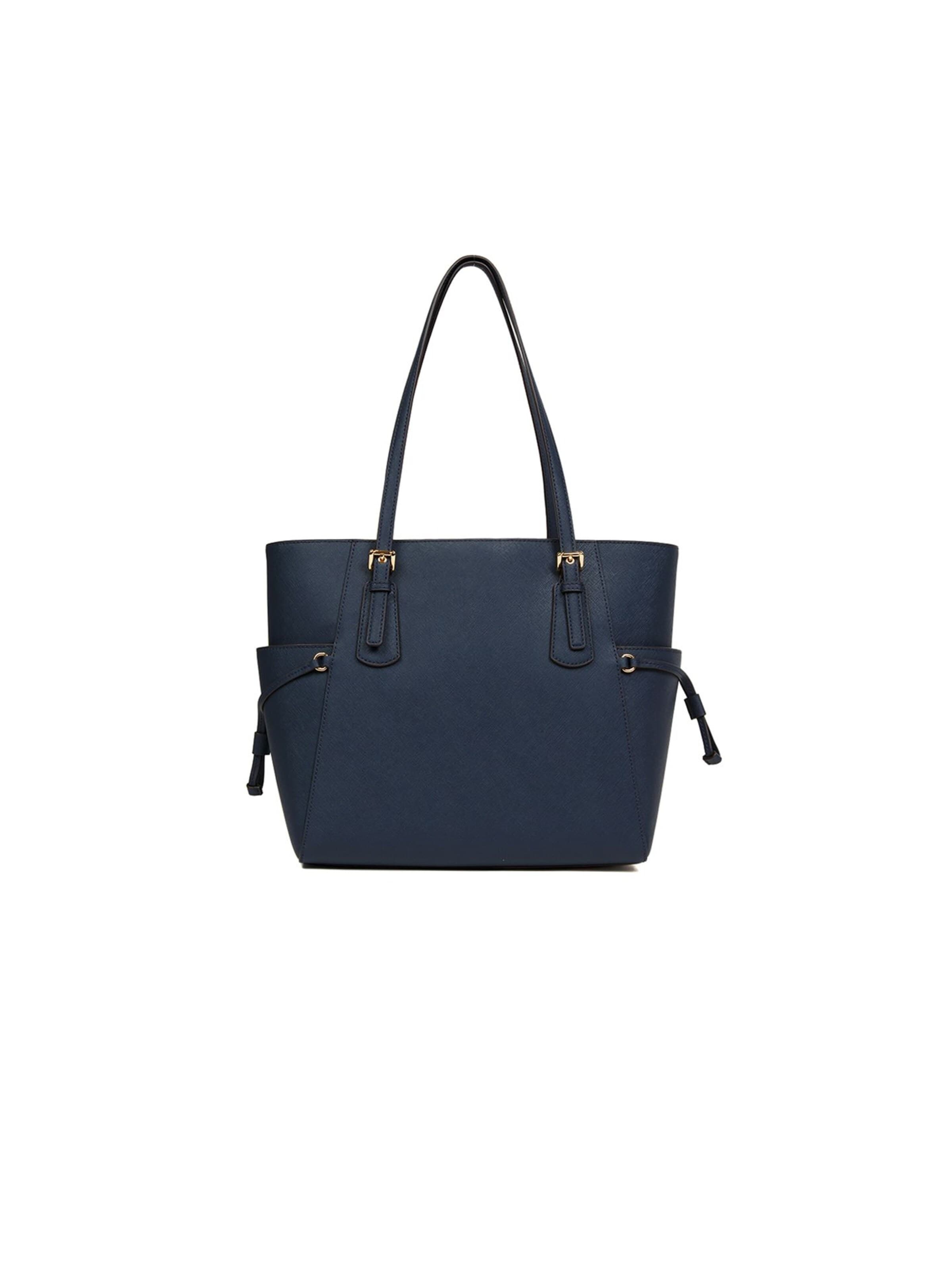 Borsa a mano 'Voyager Large East-West Tote' di Michael Kors in blu