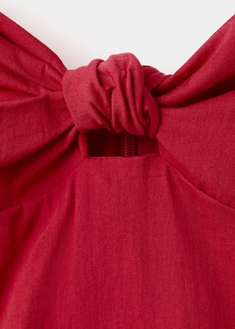 MANGO Summer Dress 'Mouse' in Red
