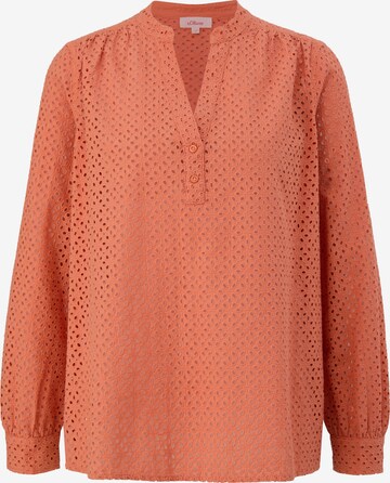 s.Oliver Blouse in Oranje: voorkant