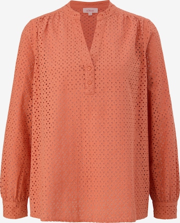 Camicia da donna di s.Oliver in arancione: frontale