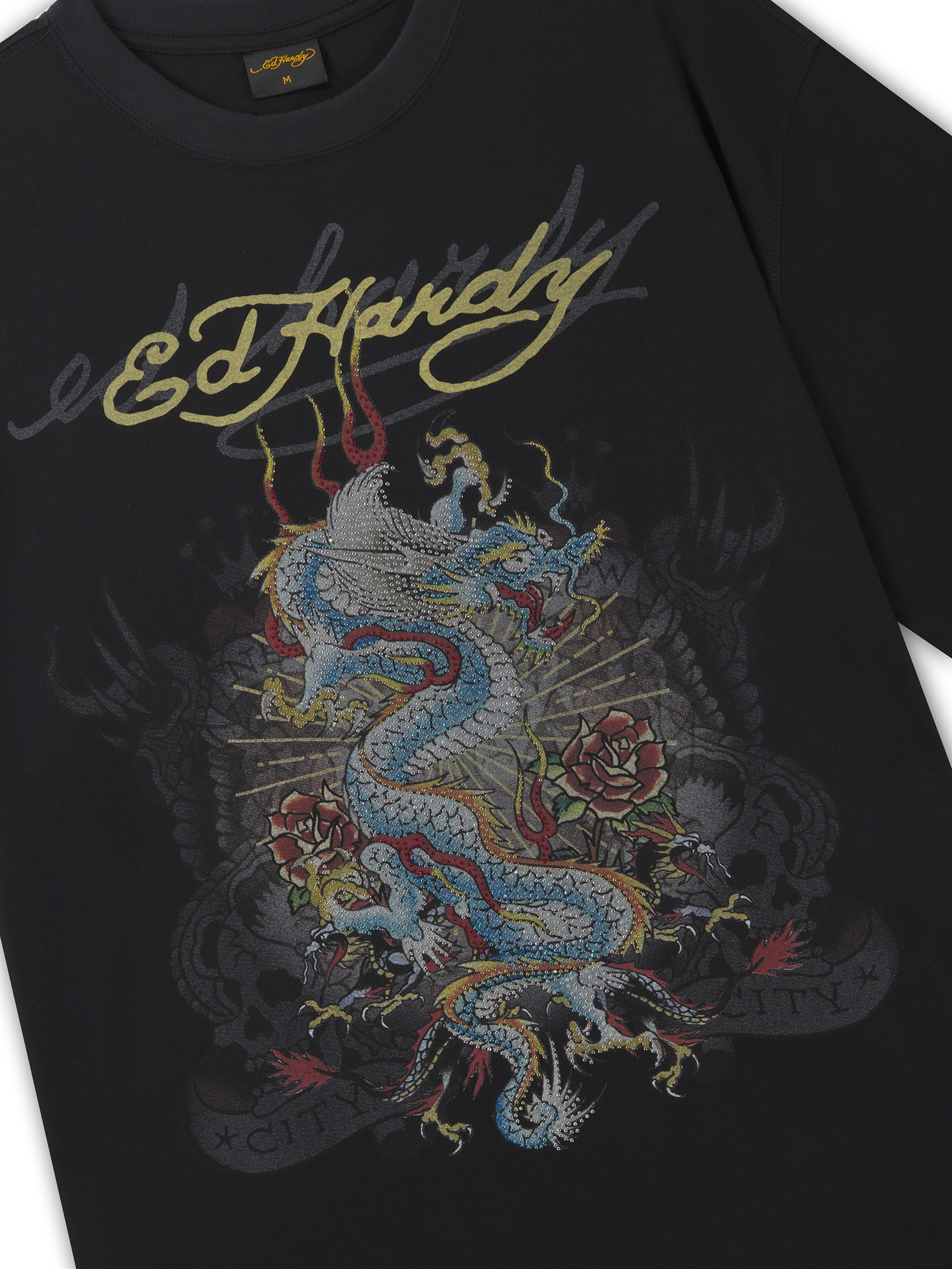 T-Shirt Ed Hardy en noir