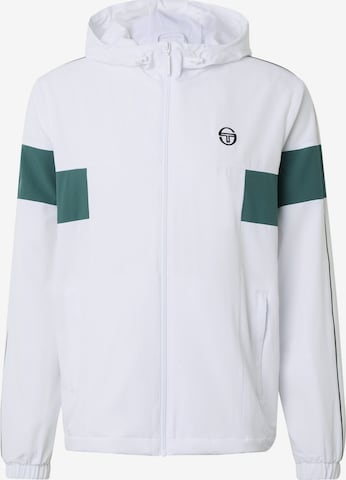 Giacca per l'allenamento di Sergio Tacchini in bianco: frontale