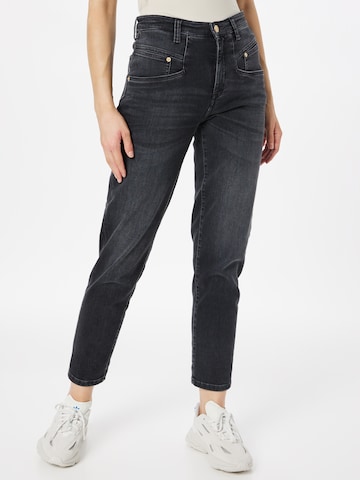 MAC Tapered Jeans 'Rich Carrot' in Grijs: voorkant