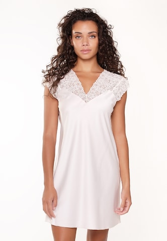 LingaDore Negligee in Beige: front