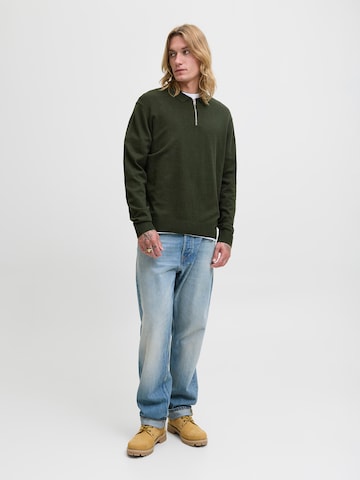Pull-over 'JJEEMIL' JACK & JONES en vert