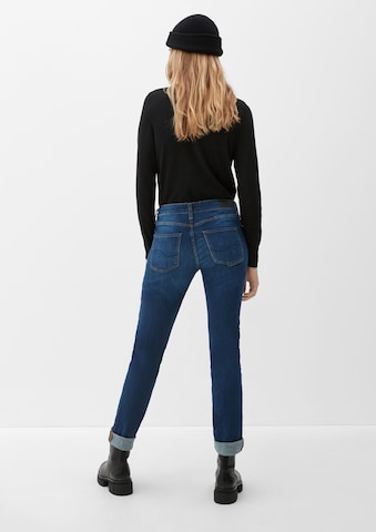 Coupe slim Jean 'Catie' QS en bleu