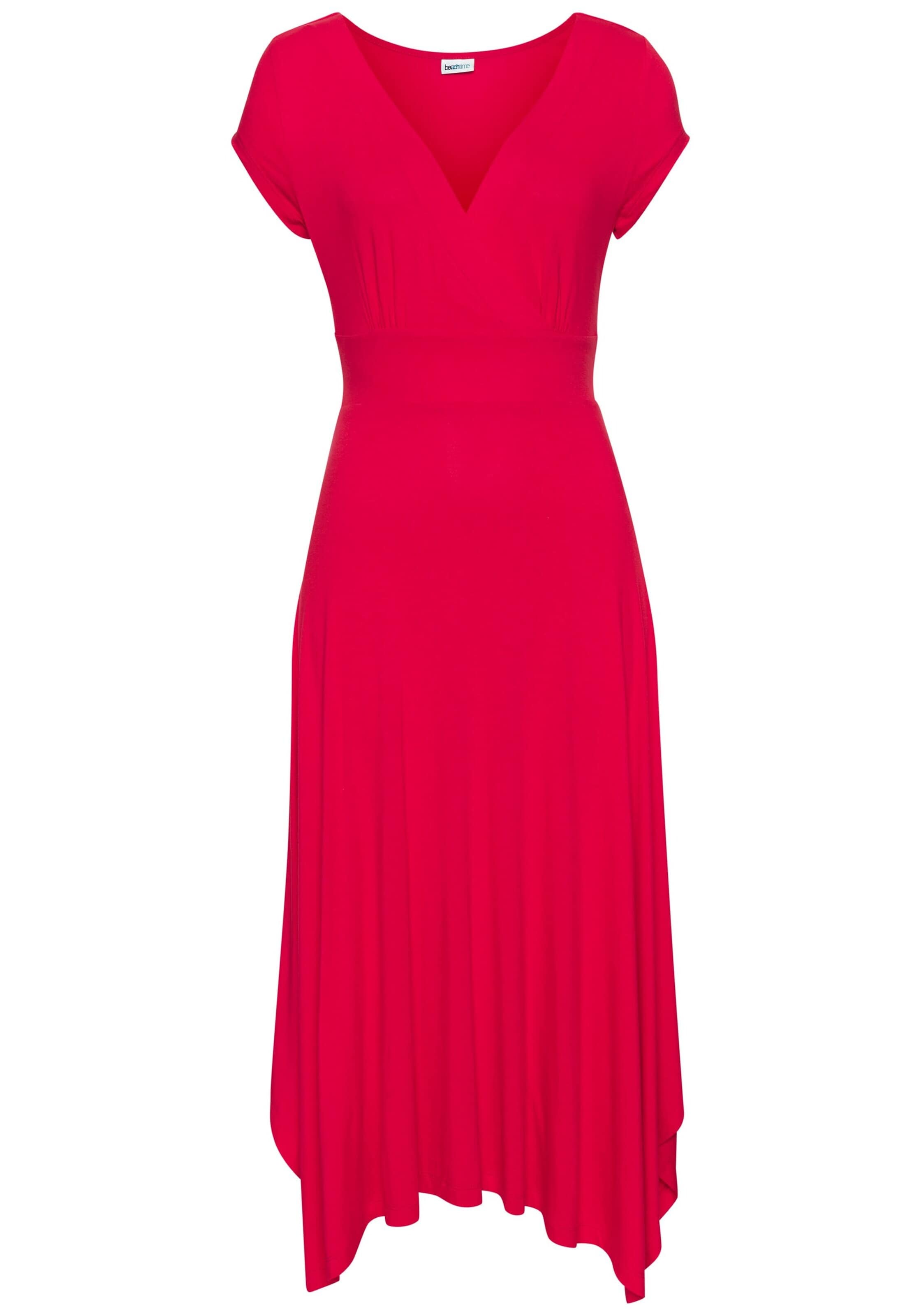 Robe d’été BEACH TIME en rouge : devant