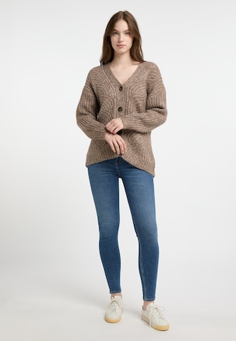 DreiMaster Vintage Knit Cardigan 'Imane' in Brown