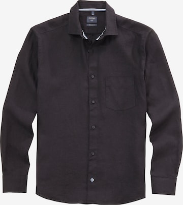 OLYMP Hemd in Schwarz: Vorderseite