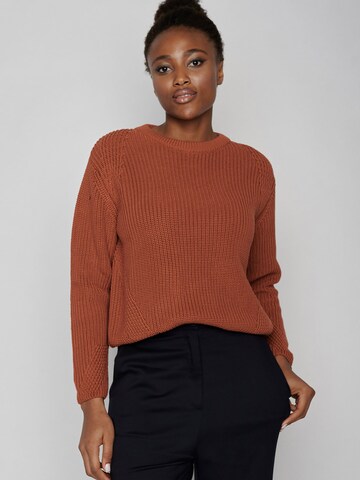 Pull-over GREENBOMB en orange : devant