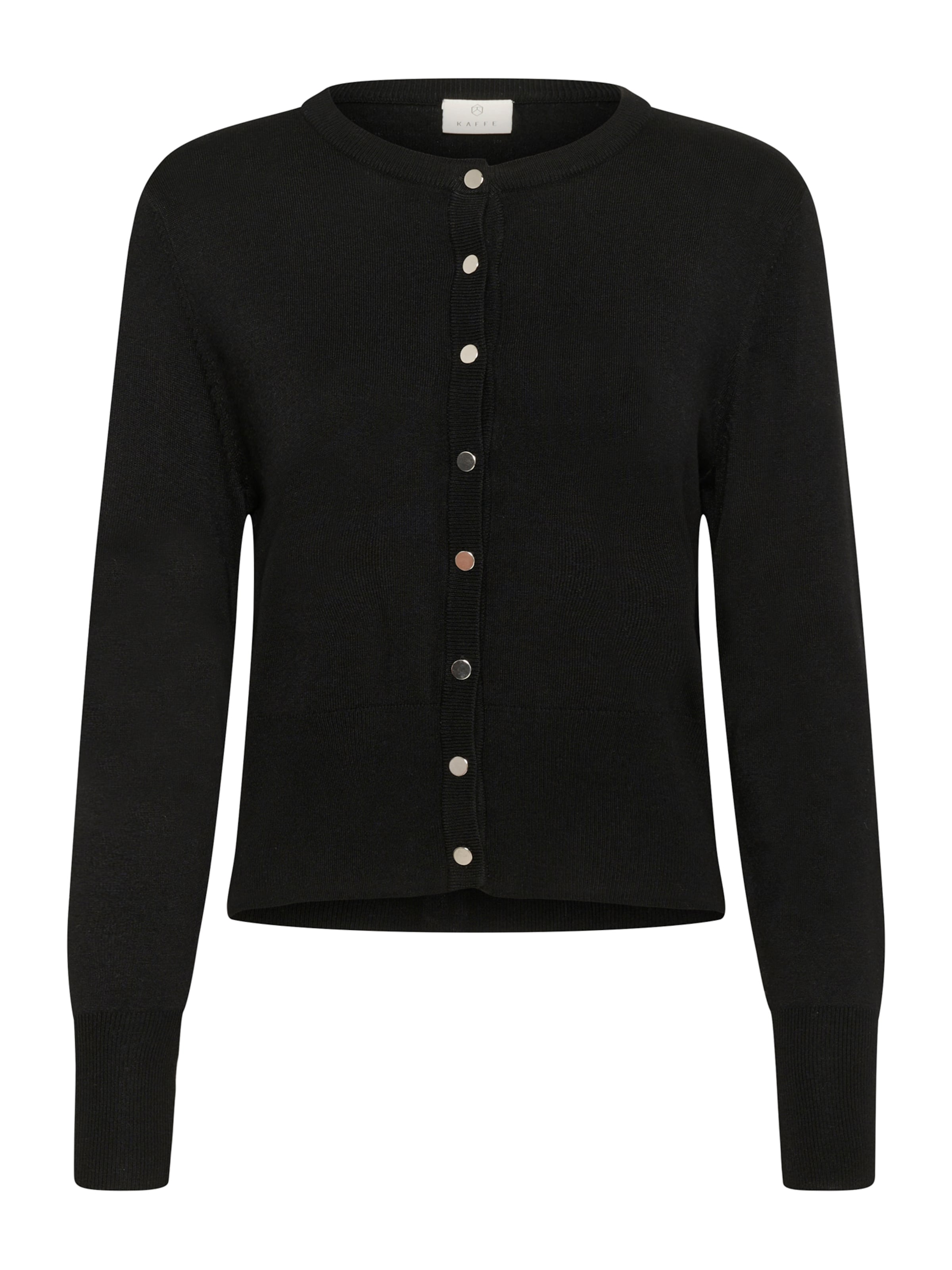 Kaffe Knit Cardigan 'KALizza' in Black: front