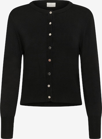 Kaffe Gebreid vest 'KALizza' in Zwart: voorkant