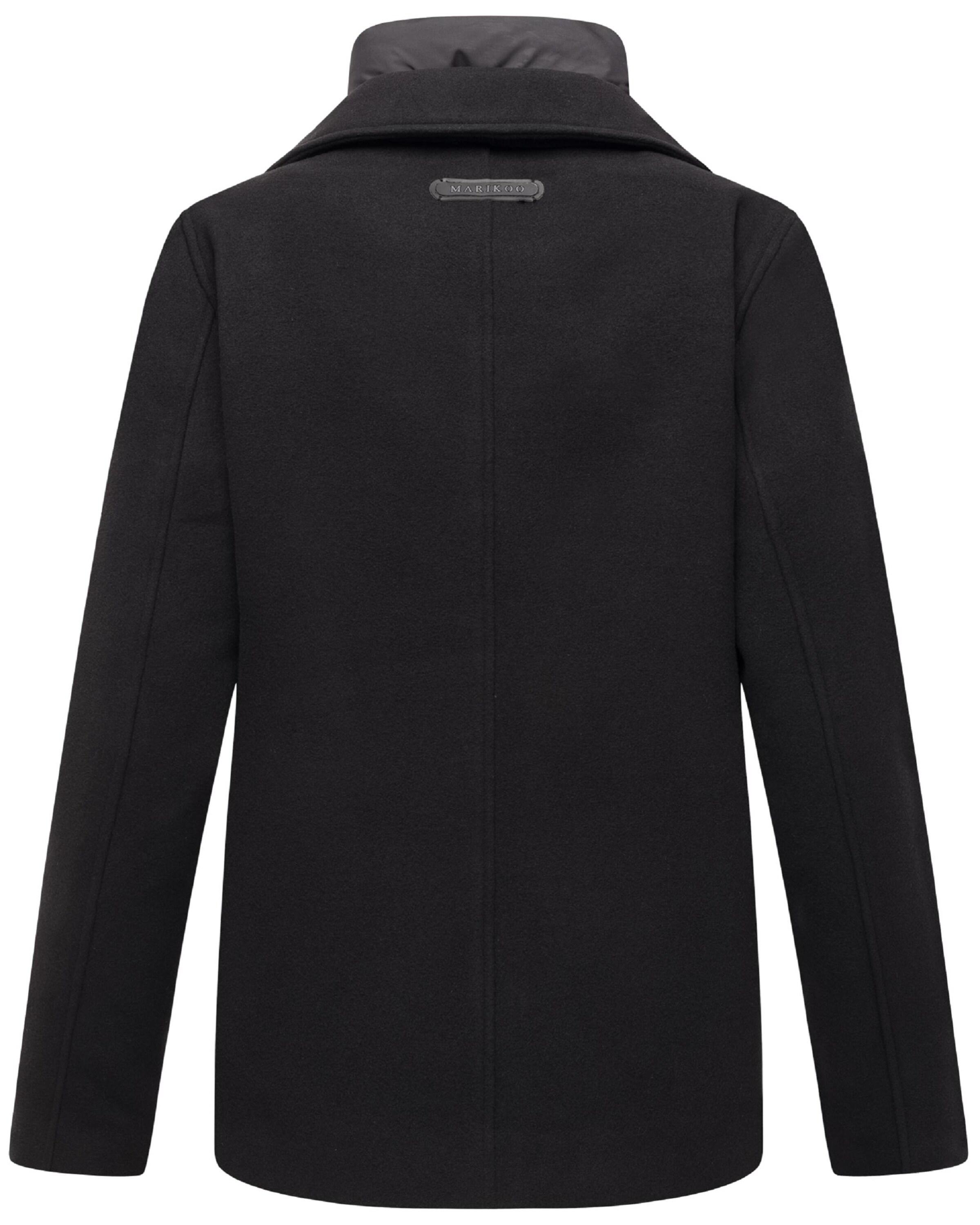 MARIKOO Between-seasons coat in Black