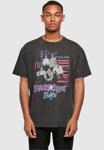 Merchcode Shirt 'Backstreet Boys - INBYH' in Grey: front
