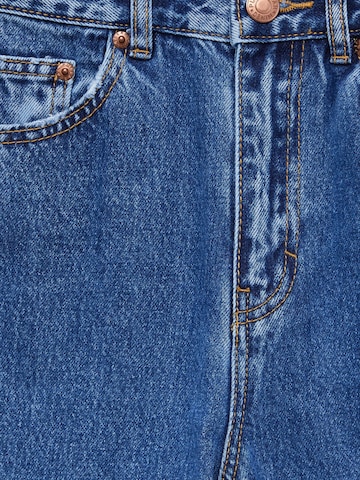 Pull&Bear Zvonové kalhoty Džíny – modrá