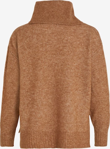 VILA Sweater 'MATHILDA' in Brown