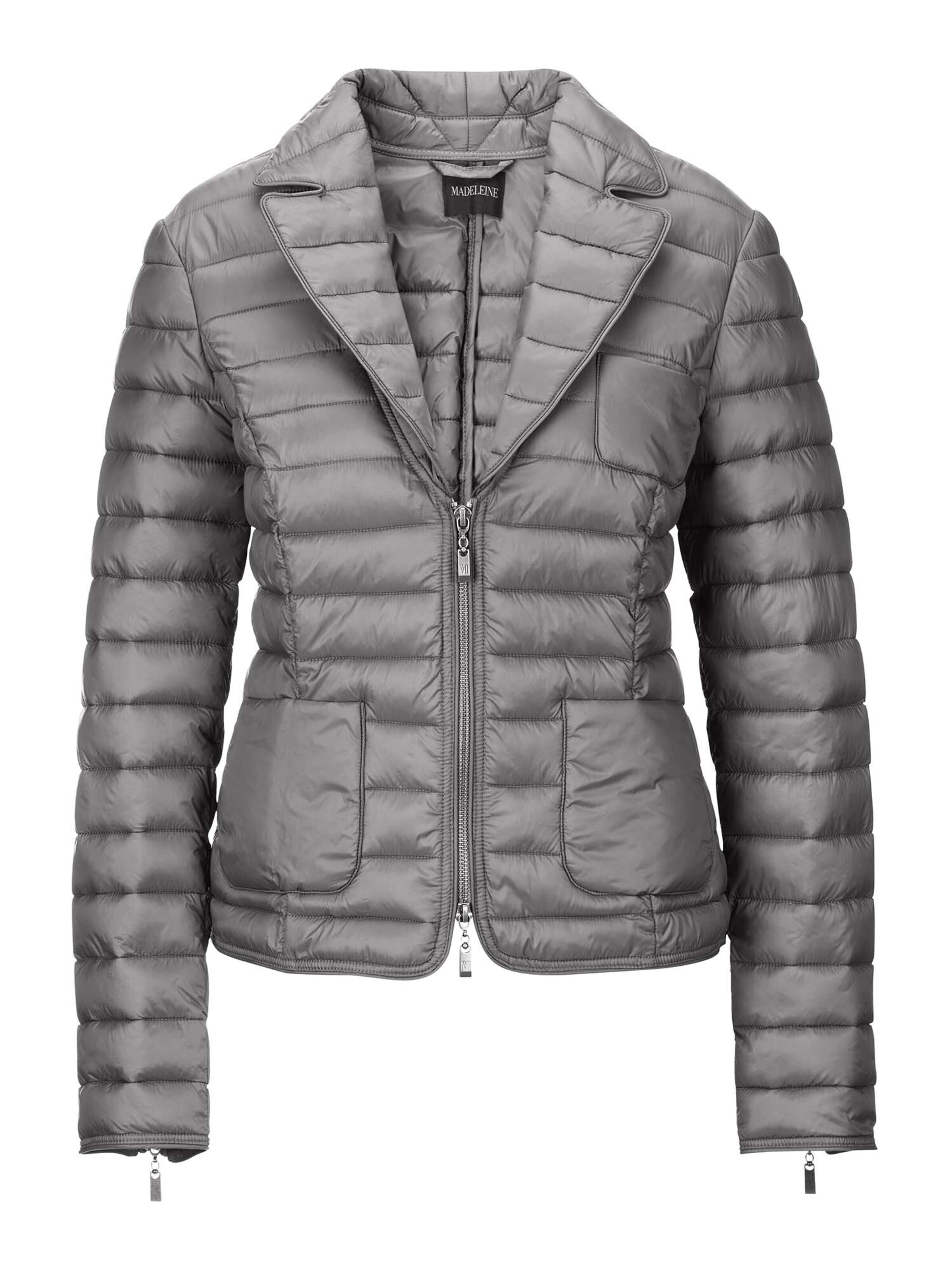 MADELEINE Jacke in Grau: Vorderseite