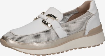 CAPRICE Classic Flats in White: front