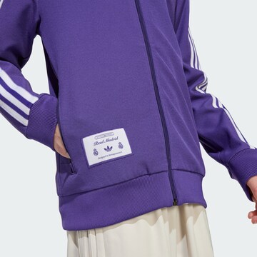 Veste de survêtement 'Real Madrid Terrace Icons' ADIDAS ORIGINALS en violet