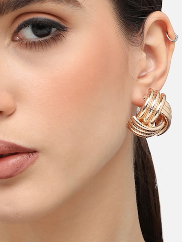 SOHI Earrings 'Tamar' in Gold: front