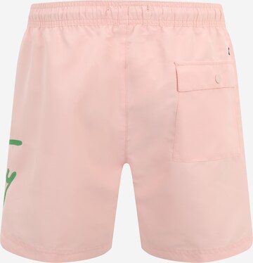 Tommy Jeans Badeshorts in Pink