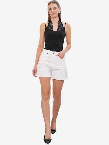 Bigdart Trousers 'Shorts' in White