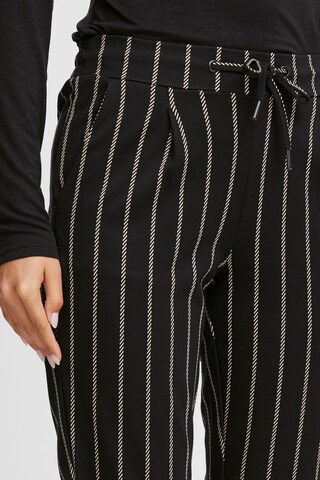 ICHI - Skinny Calças 'RUTI' em preto