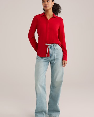 Camicia da donna di WE Fashion in rosso