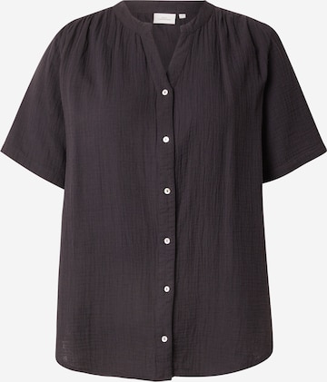 Camicia da donna 'CARThyra' di ONLY Carmakoma in nero: frontale