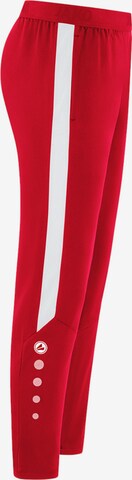 JAKO Slim fit Workout Pants in Red
