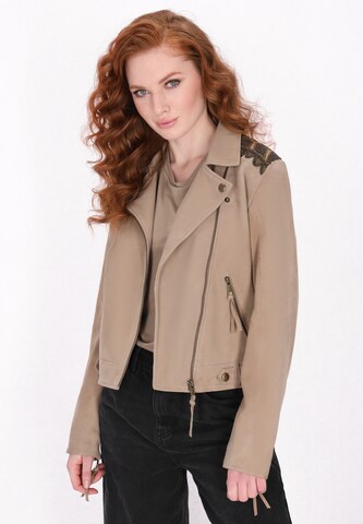 DreiMaster Vintage Демисезонная куртка 'Vintage' в Бежевый: спереди