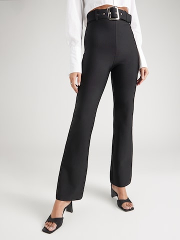 Karen Millen Flared Pants in Black: front