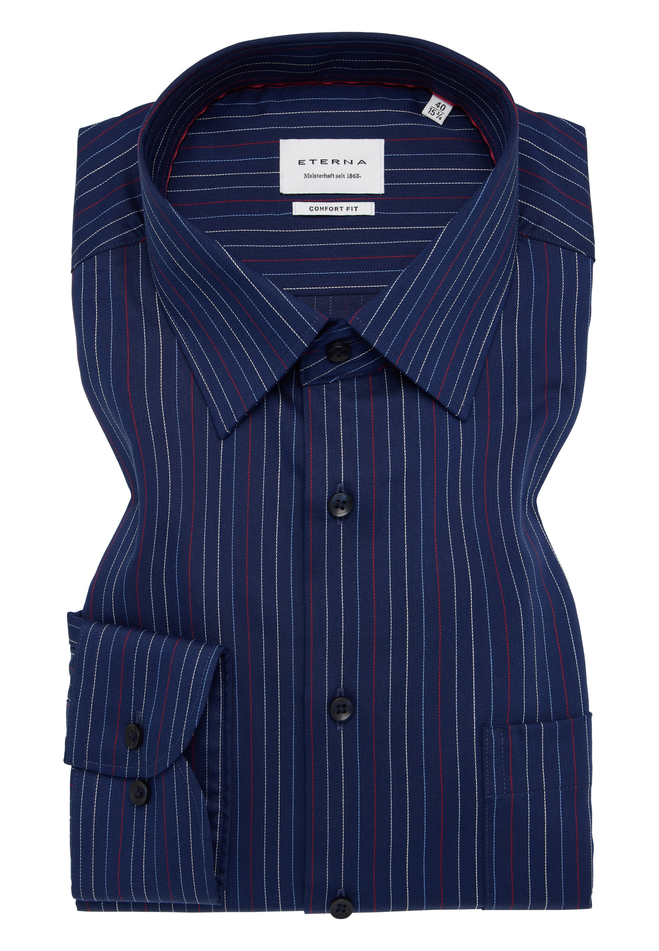 ETERNA Comfort fit Business shirt in Blue