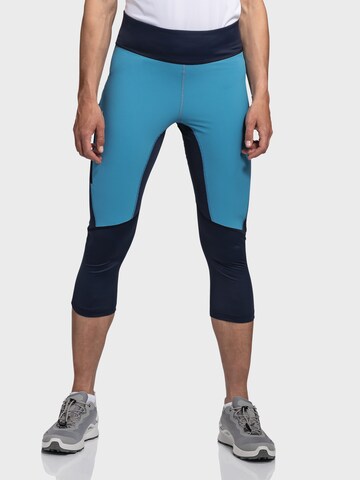 Schöffel Skinny Outdoorhose 'Hestad' in Blau: predná strana