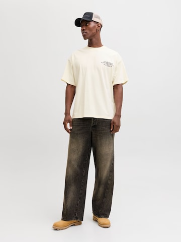 T-Shirt JACK & JONES en jaune