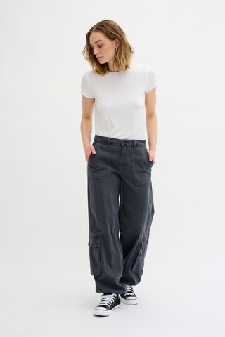 My Essential Wardrobe Loosefit Cargojeans 'Lara' in Grau