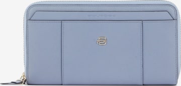 Piquadro Portemonnee in Blauw: voorkant