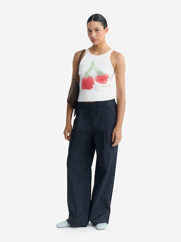 Thinking MU - Top 'HARRIET' en blanco