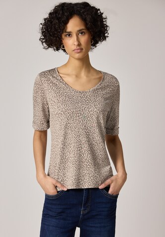 STREET ONE Shirt in Brown: front